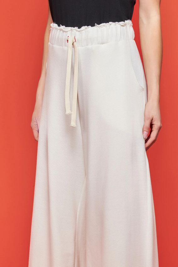 Calça de malha Pantalona Off White