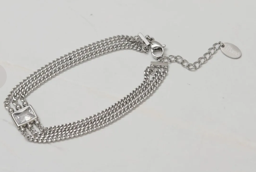 Pulseira Ponto de Luz PRATA