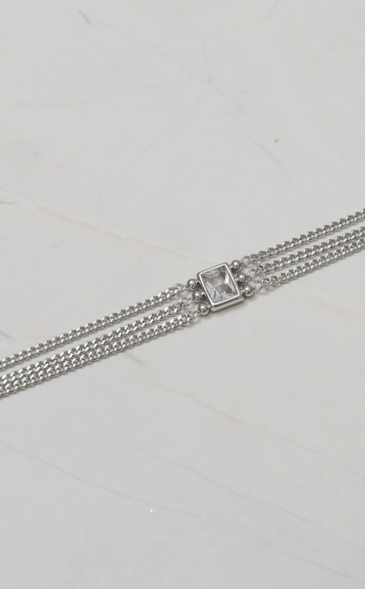 Pulseira Ponto de Luz PRATA