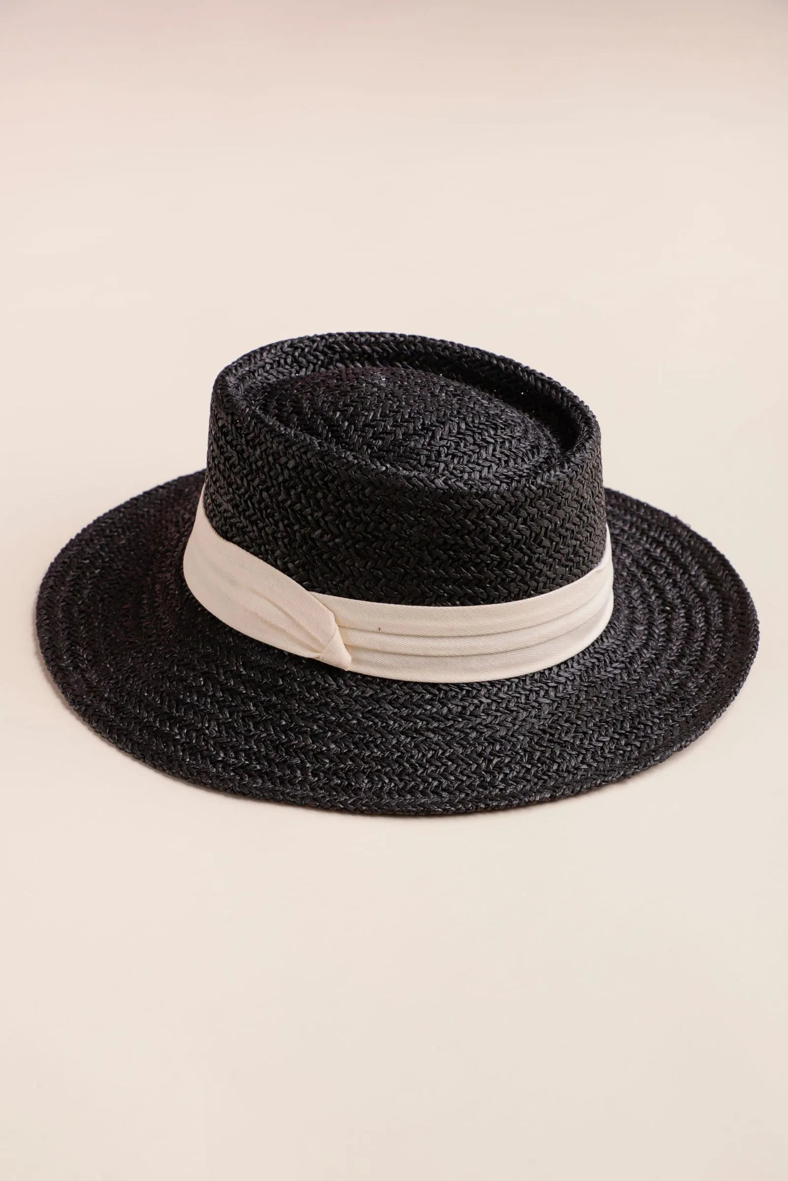 Chapéu Palha Com Faixa PRETO