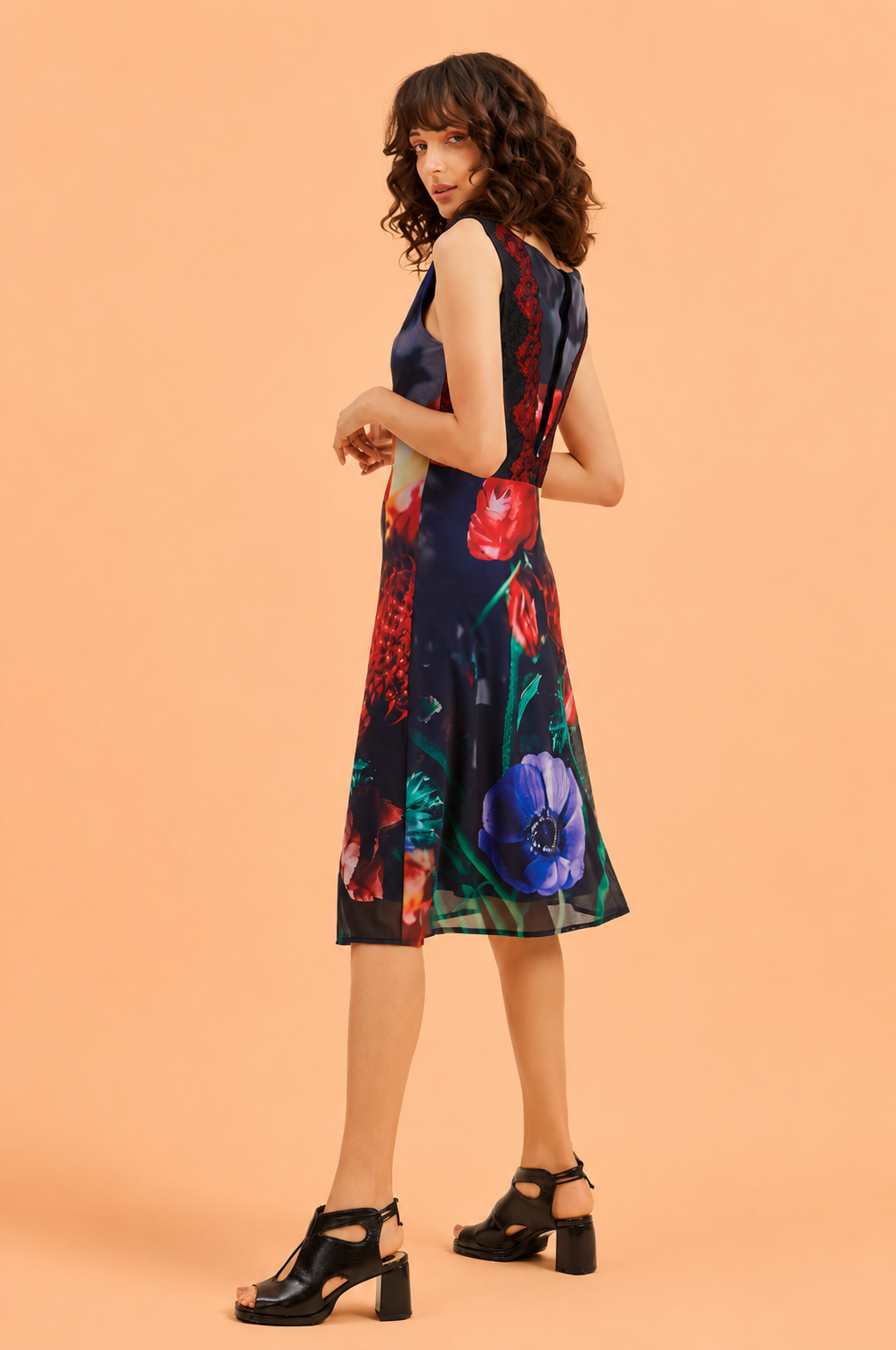 Vestido tule Floral Burnet